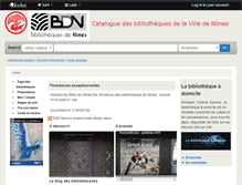 Tablet Screenshot of cat-bib.nimes.fr